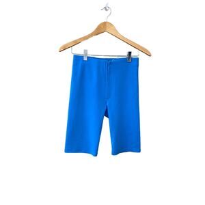 Zara Blue Hook and Loop Shorts Size S
